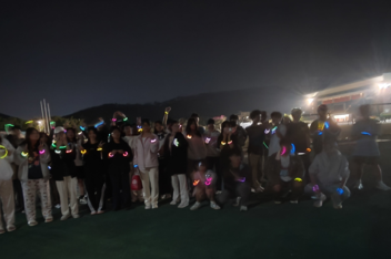 智能建造与设计学院|这场荧光夜跑太燃了