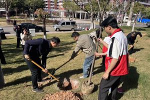 春风添新绿 植树正当时｜智能建造与设计学院组织开展植树节义务植树活动